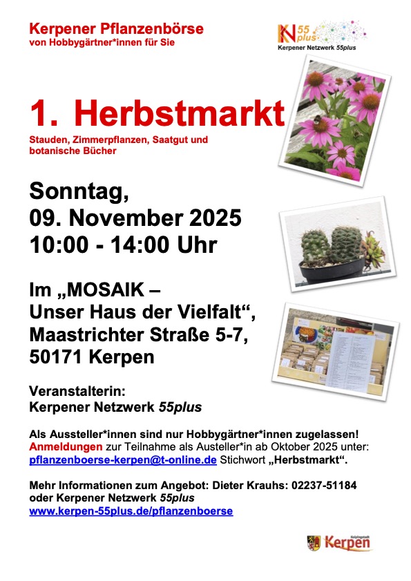 1.Herbstmarkt Kerpen 09.11.2025