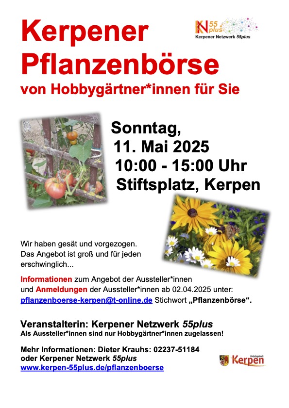 Kerpener Pflanzenborse 11.05.2025