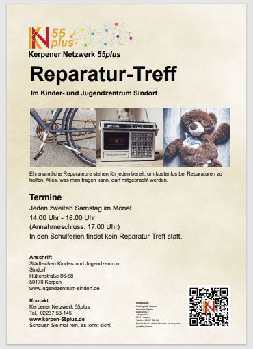 Reparaturtreff Plakat 2022